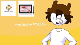 DISPLAY TABLET REVIEW GAOMON PD1220 [upl. by Ttcos]