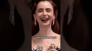 Random Lily Collins Fact lilycollins shorts [upl. by Siduhey]