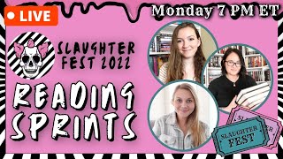 Slaughter Fest live reading sprints 🎪 DAY ONE [upl. by Akirdna46]