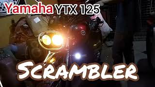 Yamaha YTX 125 Custom Build Scrambler [upl. by Catherine]