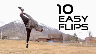 10 Flips Anyone Can Learn  Flip Progressions [upl. by Isleen104]