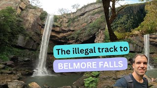 The Illegal track to Belmore Falls  Sydney Waterfalls [upl. by Hellene]