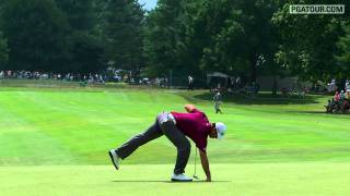 Round 3 Recap Anthony Kim shoots an 8under 62 and takes the lead at Greenbrier [upl. by Acceber79]