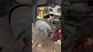 Fresh brake pads and rotors 19 gmc Arcadia brakes brakeservice mechaniclife autorepair [upl. by Ecyaj]