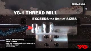 Cutwel TV  Solid Carbide Thread Mills by YG1 [upl. by Esojnauj]