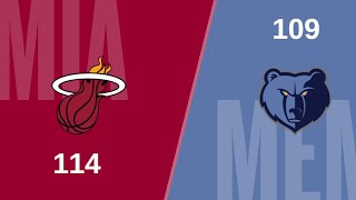 Miami Heat 114 Memphis Grizzlies 109 Highlights  October 18  NBA Pre Season [upl. by Mima15]