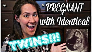 PREGNANT WITH IDENTICAL TWINS  INFERTILITYTTC JOURNEY 12 WEEKS PREGNANT [upl. by Enayd]