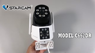 VSTARCAM IP camera C662DR unboxing [upl. by Marya]