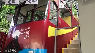 La Funicolare Monte Brè  Funicular Suisse Lugano Switzerland [upl. by Diana3]