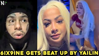 6ix9ine EXPOSES His Girlfriend Yailin La Más Viral ATTACKING Him [upl. by Nwahsid]