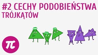 Cechy podobieństwa trójkątów 2  Podobieństwo wielokątów [upl. by Colt]