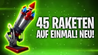 45 RAKETEN AUF EINMAL NEU 🔥  Fortnite Battle Royale [upl. by Doggett]