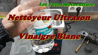 Test Nettoyeur Ultrason  Vinaigre blanc [upl. by Hgalehs652]