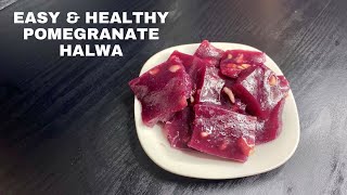 Easy Pomegranate Halwa Healthy Halwa Recipe Easy amp Tasty Sweet Sweet Recipes [upl. by Anilek786]