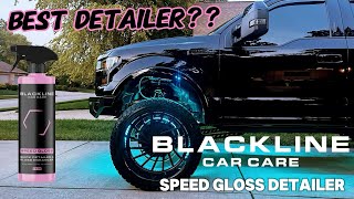 Best detail cleaner for your truck Blackline speed gloss quick detailer [upl. by Notsla]