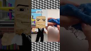 No sé quita la bolsa porque sus Mamá le dice que es muy feo 😨 CcAleguz1213 roblox shortsviral [upl. by Blackstock]