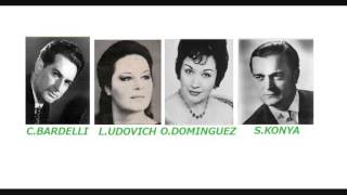 CBARDELLI LUDOVICH SKONYA AIDA LIVE 1964 quotAh no FuggiamoquotquotDi Napata le golequotquotIvi sarannoquot [upl. by Cate]