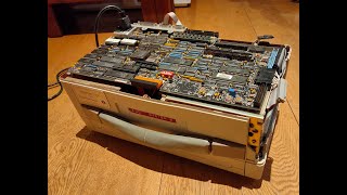 Compaq Portable III  Disassembly and Testing [upl. by Wolfie]