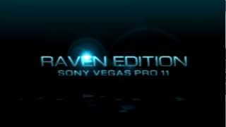 Free Intro template for Sony Vegas Pro 11  Raven Edition [upl. by Aennil]