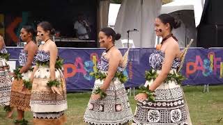 Fiji village girls culture dance Auckland Pasifika Festival 2024 [upl. by Tevis]