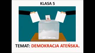 Klasa 5 SP Demokracja ateńska [upl. by Ailekat810]