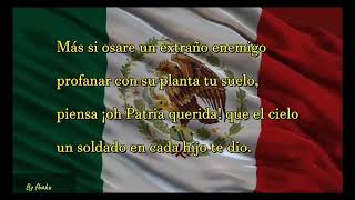 HIMNO NACIONAL MEXICANO  VERSIÓN ESCOLAR CON LETRA [upl. by Haslam]