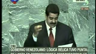 Carta del presidente Hugo Chávez a la 66º Asamblea General ONU 27 de septiembre de 2011 [upl. by Sadonia]