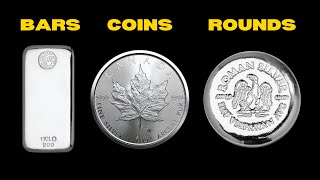 Silver BARS vs COINS vs ROUNDS  The Pros amp Cons [upl. by Seymour]