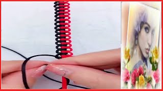 How to make string bracelets at home friendship bracelets and anklets are easy to make 26 [upl. by Suh58]