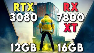 RX 7800 XT vs RTX 3080  Which GPU is Better for 1440p Gaming [upl. by Akimahc]