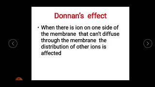 lecture 16 normal structure module 2023  Donnans effect [upl. by Grossman]