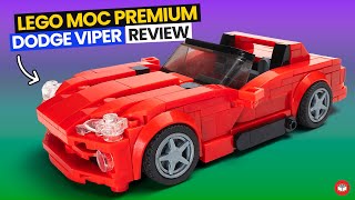 🔺 REVIEW Lego MOC Dodge VIPER RT10 de 1992 [upl. by Klement]