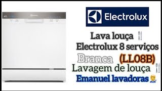 Lava louça 🍴 Electrolux 8 serviços LL08B [upl. by Sylado]