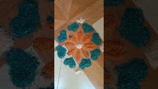 Rangoli design beautiful ❤️CraftShiney [upl. by Chiang]