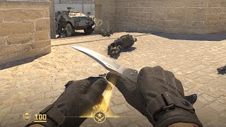 Falchion Knife Ultra Slomo Animation CS2 [upl. by Ahtabat]