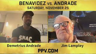 Jim Lampley Interviews Demetrius Andrade for PPVCOM [upl. by Suissac]