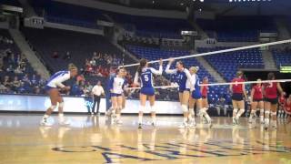 Volleyball Scenes from SLU vs Dayton [upl. by Aicat]