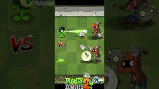 Mega Gatling Pea Vs Pea Vine Vs Team Zombie  Plants vs Zombies 2 pvz2 pvz2gameplay [upl. by Jannelle590]