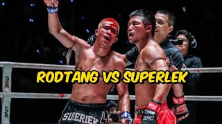 rodtang vs superlek 😱🔥 rodtang superlek shorts mma boxing tinju [upl. by Aveline]