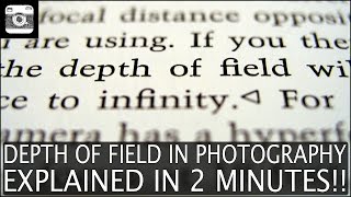 Depth of Field in Photography  Explained in 2 Minutes [upl. by Nenerb]