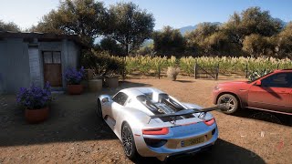 Elegance in Motion Porsche 918 Spyder Shines in Forza Horizon 5 [upl. by Atinnod]