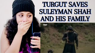 Turgut saves Suleyman Shah and his family  Ertugrul Ghazi  Reaction  Nakhrewali Mona [upl. by Trammel]