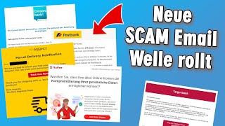 Neuer Email Betrug  wie man einfach SCAM Emails erkennt Anleitung [upl. by Skylar227]