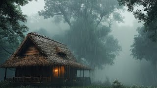 雨の音。 大雨の音、 雨音 【8時間】雨の音 睡眠、睡眠用BGM、勉強用BGM 、雨の音 BGM [upl. by Imas]