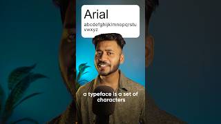 Theres a difference between Typeface and Fonts graphicdesinger adobeillustrator font [upl. by Kevan143]