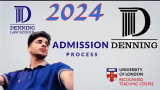 Denning law school admission process 2024 Mr baghbani law university recognised with UoL [upl. by Erhard]