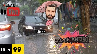 chuva no Rio de Janeiro Uber ao vivo [upl. by Isabel209]