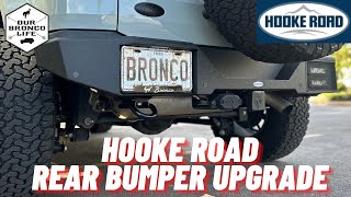 Ford Bronco Rear Bumper UpgradeInstall by Hooke Road [upl. by Schaab]