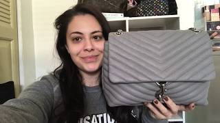 Rebecca Minkoff Edie Flap Shoulder Bag  WIMB  REVIEW [upl. by Nyleak798]