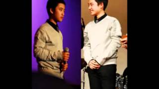 PRE DEBUT DO exok Kyungsoo singing [upl. by Huberty461]